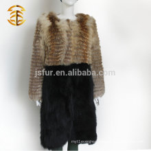 Factory Direct Supply European Style Lady's Winter Fox Fur Coat